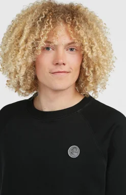 HerenO'Riginals Badge Crew sweater| Zwart