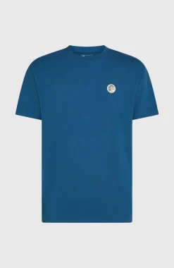 HerenO'Riginals Badge T-shirt| Blauw