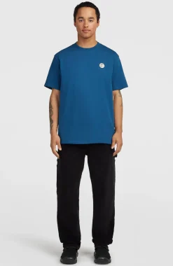 HerenO'Riginals Badge T-shirt| Blauw