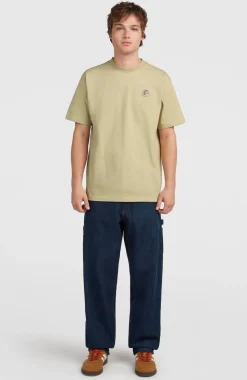 HerenO'Riginals Badge T-shirt| Beige
