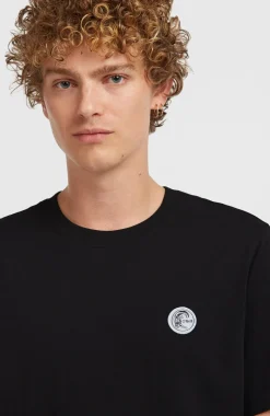 HerenO'Riginals Badge T-shirt| Zwart