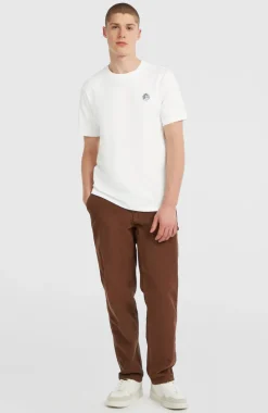 HerenO'Riginals Badge T-shirt| Wit