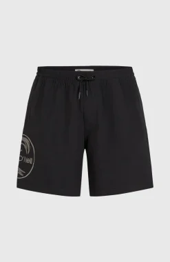 HerenO'Riginals Cali Ocean 16'' zwembroek| Zwart