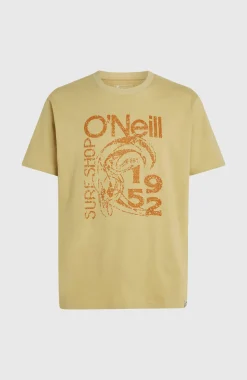 HerenO'Riginals Cicrle Surfer T-shirt| Beige