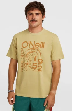 HerenO'Riginals Cicrle Surfer T-shirt| Beige