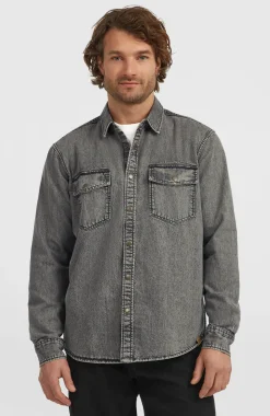 HerenO'Riginals denim overhemd| Zwart