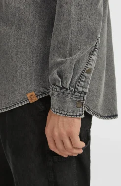 HerenO'Riginals denim overhemd| Zwart