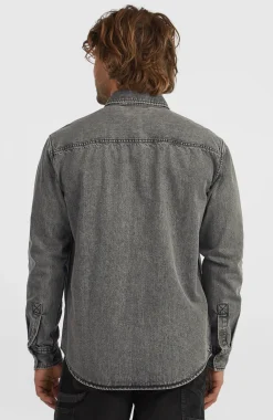 HerenO'Riginals denim overhemd| Zwart