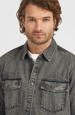 HerenO'Riginals denim overhemd| Zwart