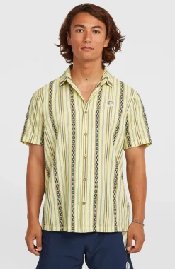 HerenO'Riginals Jacquard overhemd| Geel