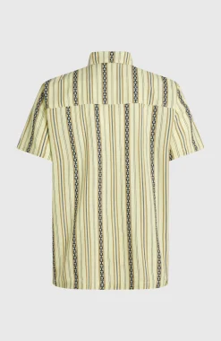 HerenO'Riginals Jacquard overhemd| Geel