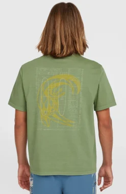 HerenO'Riginals Morning Star T-shirt| Groen