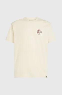 HerenO'Riginals Retro Back-Print T-shirt| Wit