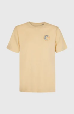 HerenO'Riginals Retro Back-Print T-shirt| Beige