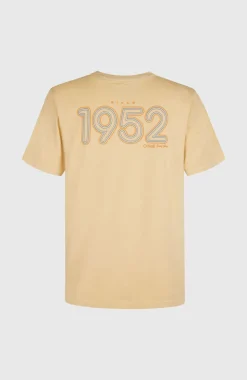 HerenO'Riginals Retro Back-Print T-shirt| Beige