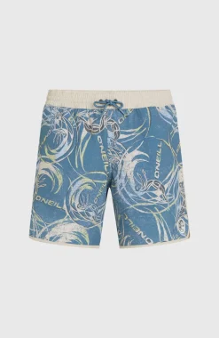 HerenO'Riginals Scallop 16'' zwembroek| Blauw