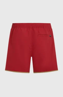 HerenO'Riginals Scallop 16'' zwembroek| Rood