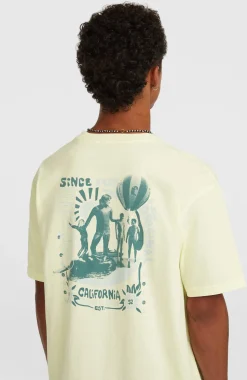 HerenO'Riginals 70s Graphic T-shirt| Geel