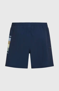 HerenO'Riginals Side Panel 16'' zwembroek| Blauw