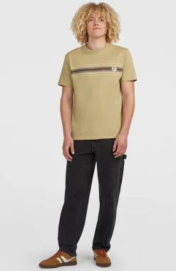 HerenO'Riginals Stripe T-shirt| Beige
