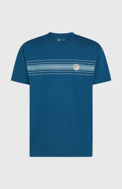 HerenO'Riginals Stripe T-shirt| Blauw