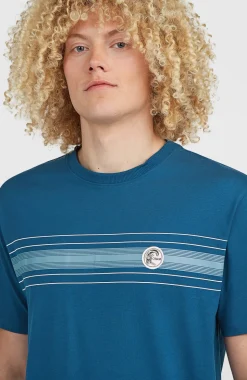 HerenO'Riginals Stripe T-shirt| Blauw
