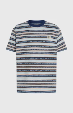 HerenO'Riginals Stripe T-shirt| Blauw