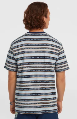 HerenO'Riginals Stripe T-shirt| Blauw
