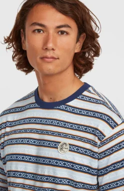HerenO'Riginals Stripe T-shirt| Blauw