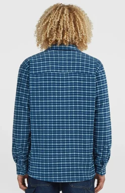 HerenO'Riginals Superfleece overhemd| Blauw