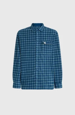 HerenO'Riginals Superfleece overhemd| Blauw