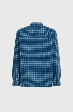 HerenO'Riginals Superfleece overhemd| Blauw
