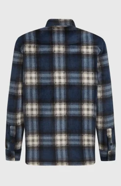 HerenO'Riginals Superfleece overhemd| Blauw