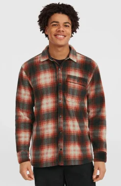 HerenO'Riginals Superfleece overhemd| Rood