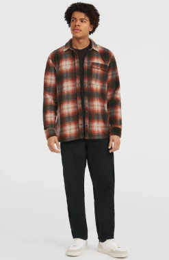 HerenO'Riginals Superfleece overhemd| Rood