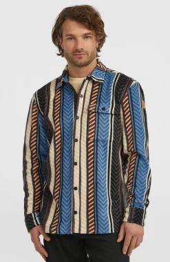 HerenO'Riginals Superfleece overhemd| Blauw