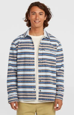HerenO'Riginals Superfleece overhemd| Blauw