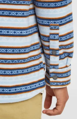 HerenO'Riginals Superfleece overhemd| Blauw