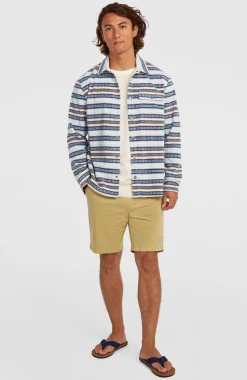 HerenO'Riginals Superfleece overhemd| Blauw