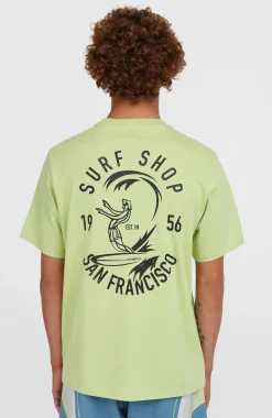 HerenO'Riginals Surf Shop T-shirt| Groen