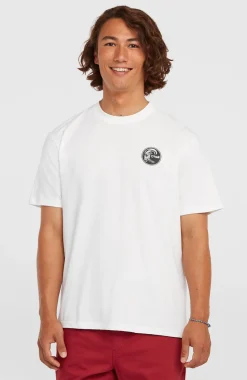 HerenO'Riginals Surf Shop T-shirt| Wit
