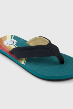 HerenO'Riginals teenslippers| Groen Mix