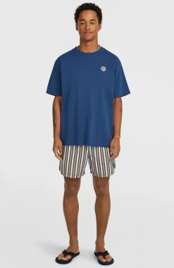 HerenO'Riginals Vintage Graphic T-shirt| Blauw