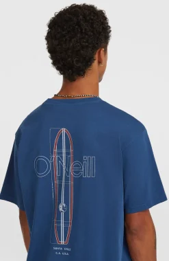 HerenO'Riginals Vintage Graphic T-shirt| Blauw