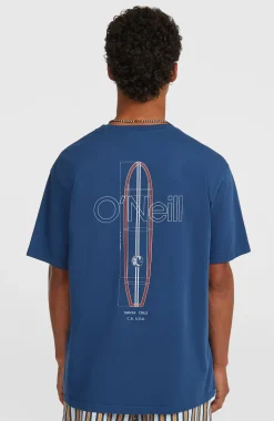HerenO'Riginals Vintage Graphic T-shirt| Blauw