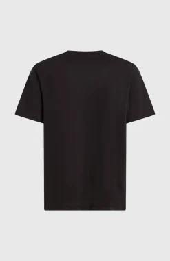 HerenPhoto Front-Print T-shirt| Zwart