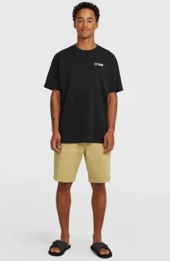 HerenPolygiene Cotton Graphic T-shirt| Zwart