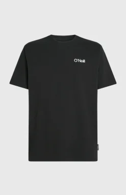 HerenPolygiene Cotton Graphic T-shirt| Zwart