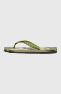 HerenProfile Graphic slippers| Groen