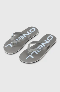 HerenProfile Logo slippers| Grijs
